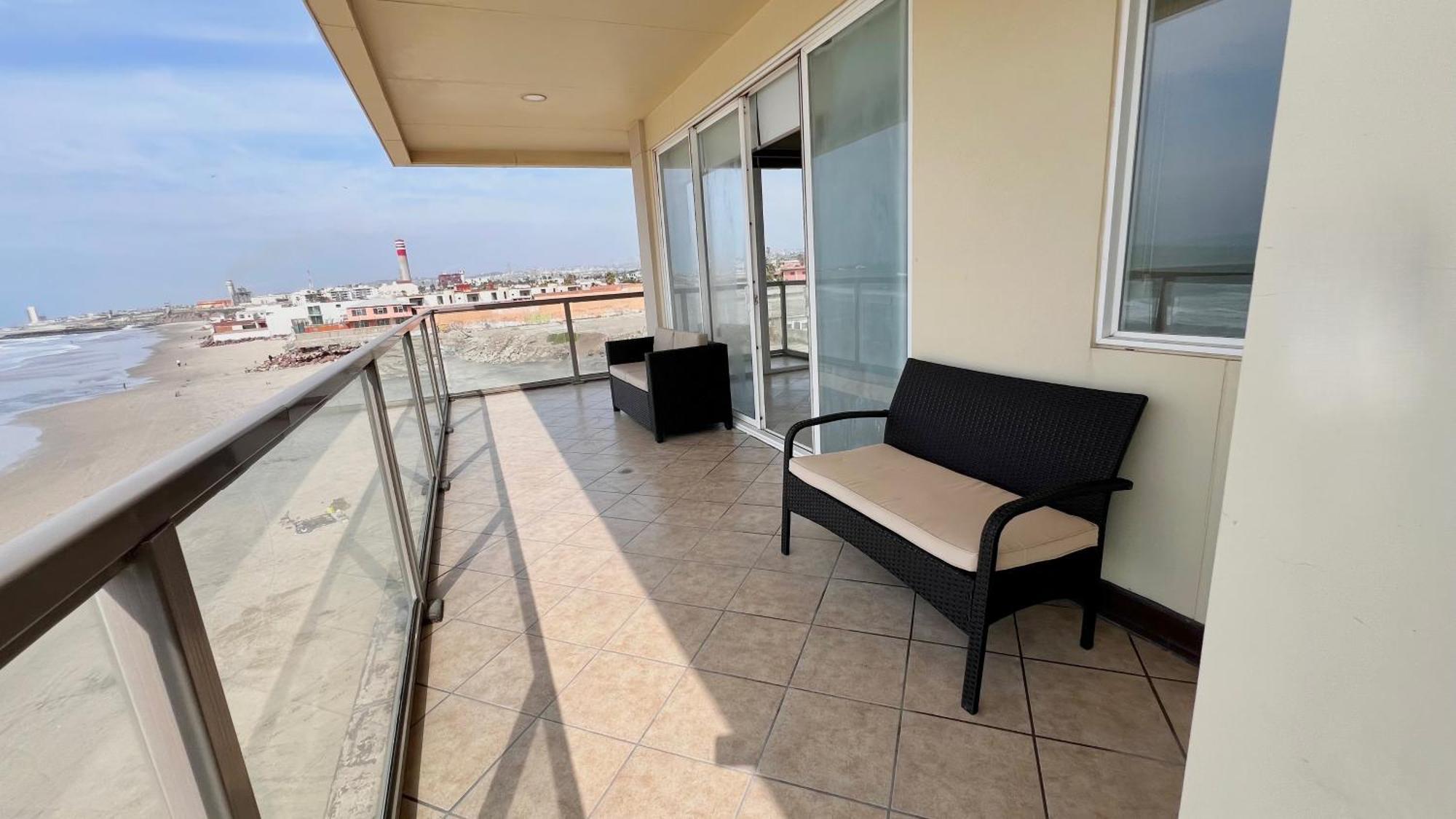 Beautiful Beach Front Condo Near Downtown Rosarito Bagian luar foto